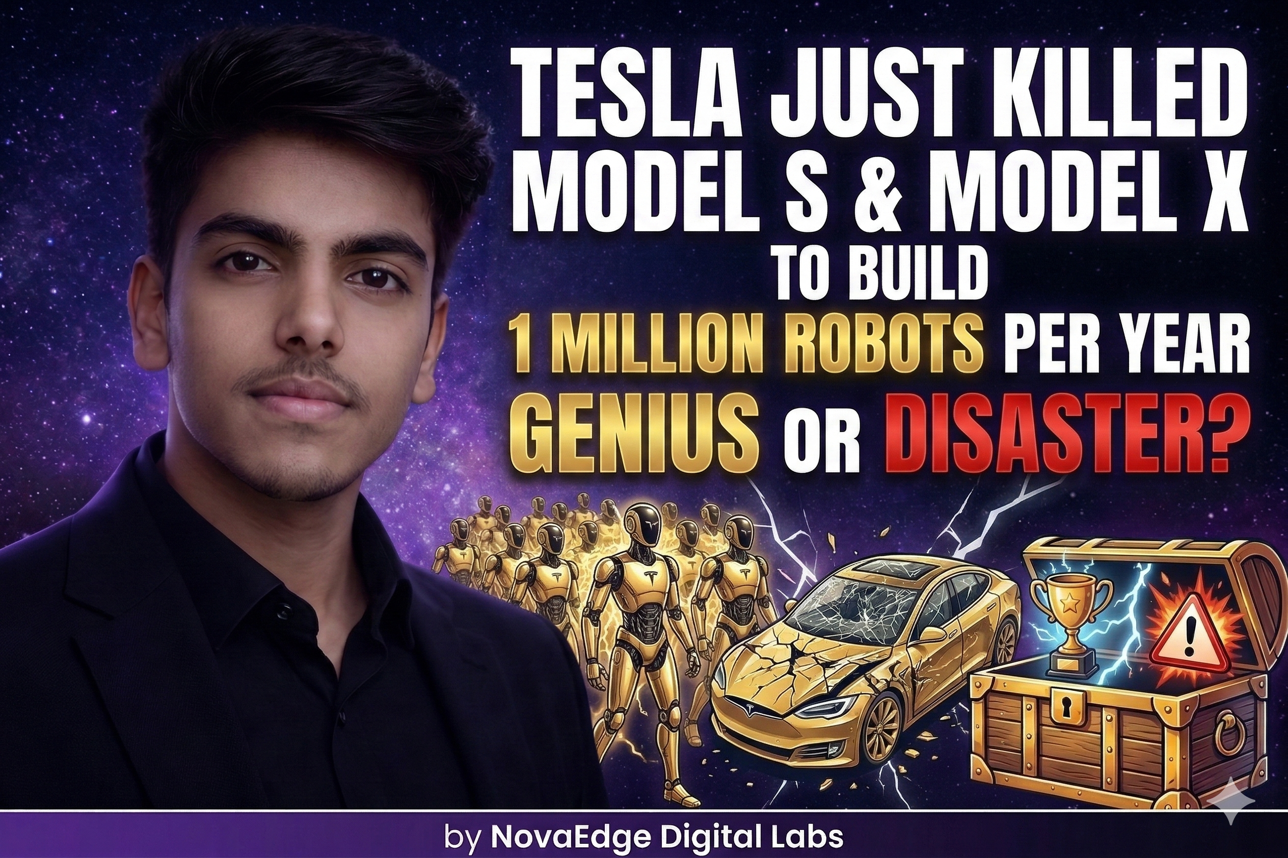 Tesla Just Killed Model S & Model X to Build 1 Million Robots Per Year: Genius or Disaster?